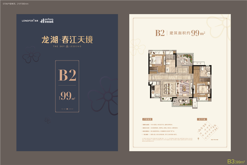 龙湖春江天境 9 9 ㎡