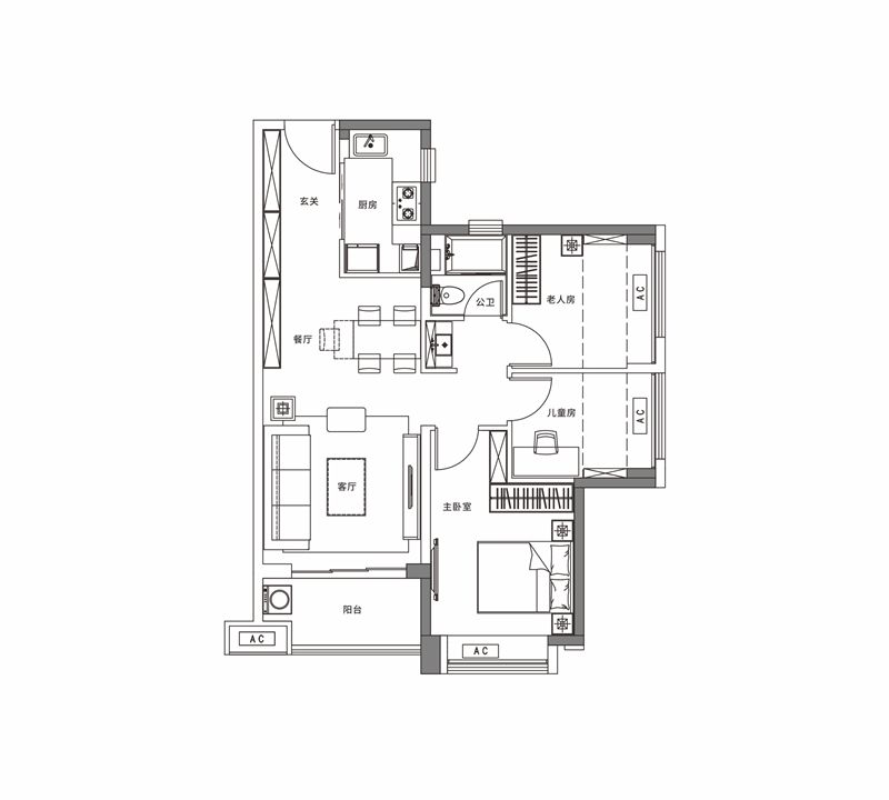 卓越蔚蓝铂樾府 8 5 ㎡