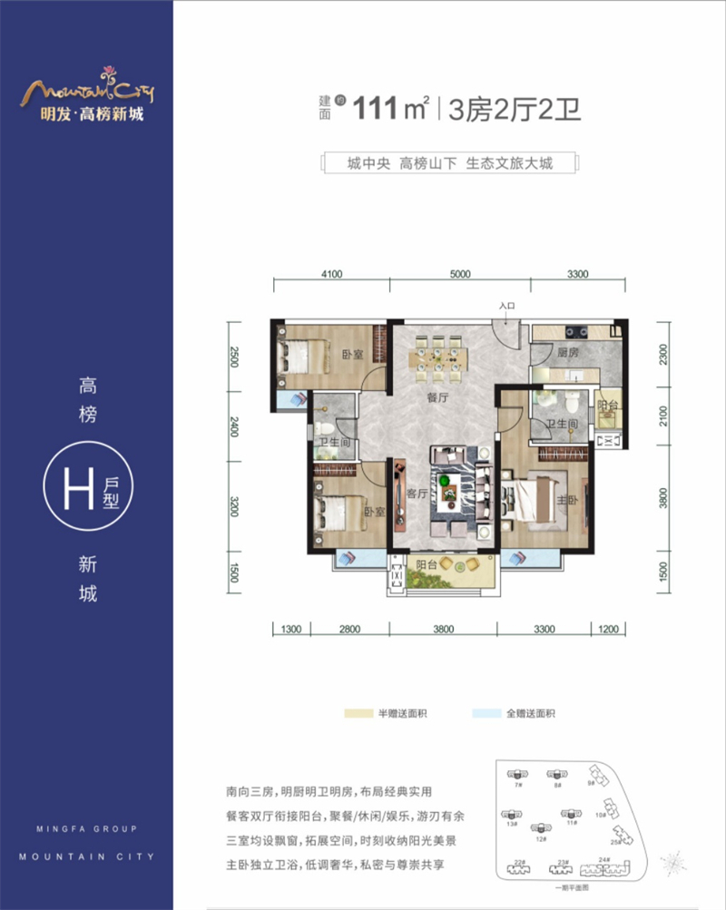 明发高榜新城 1 1 1 ㎡