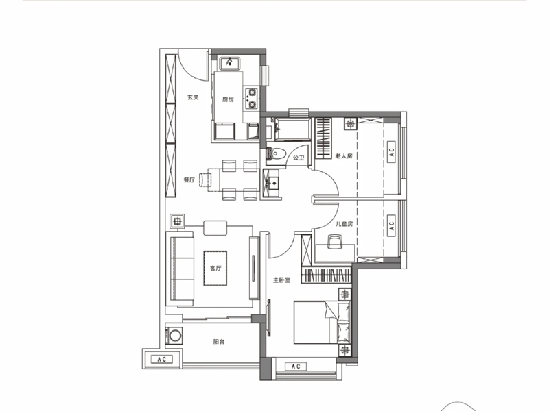 卓越蔚蓝铂樾府 8 5 ㎡