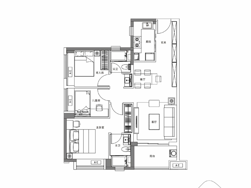 卓越蔚蓝铂樾府 9 7 ㎡