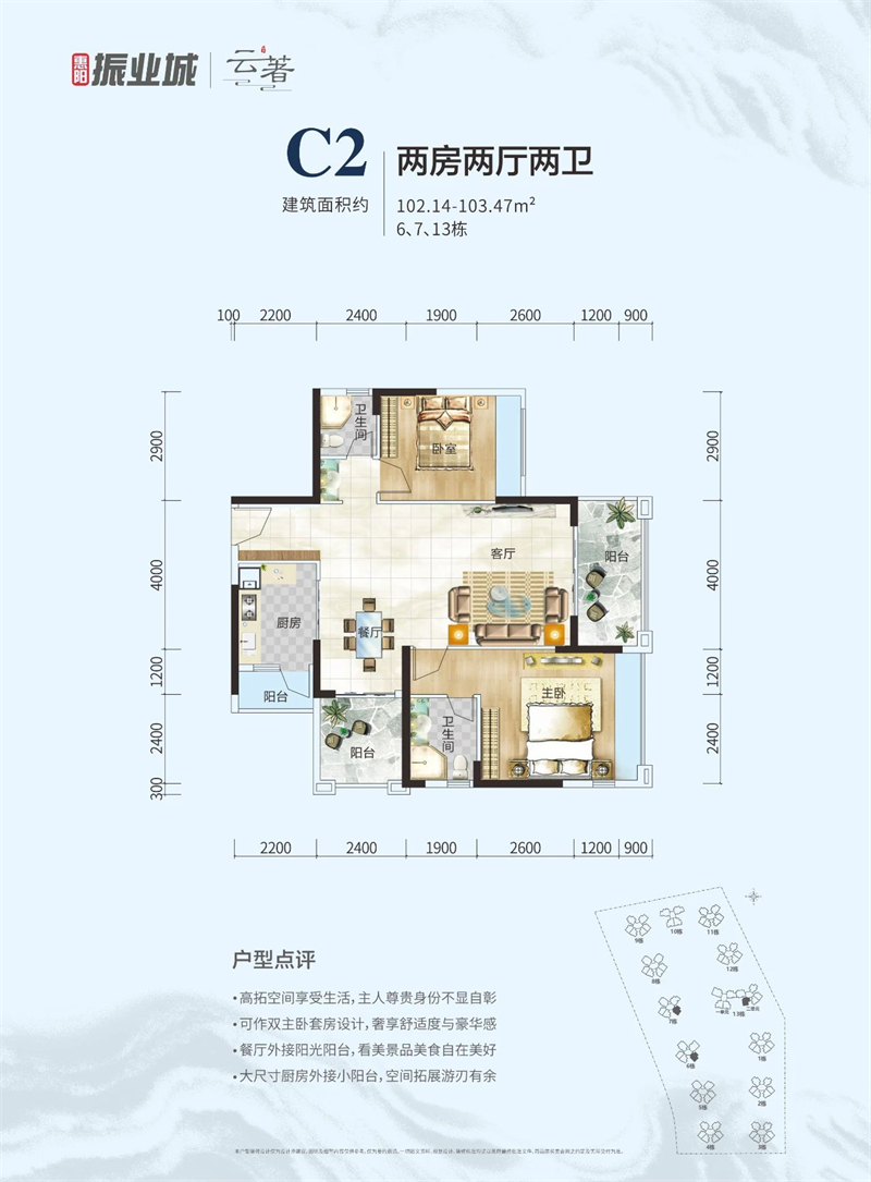 惠阳振业城 1 0 2 平米
