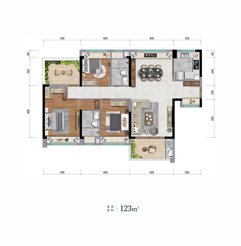 星河臻誉府 1 2 3 平米