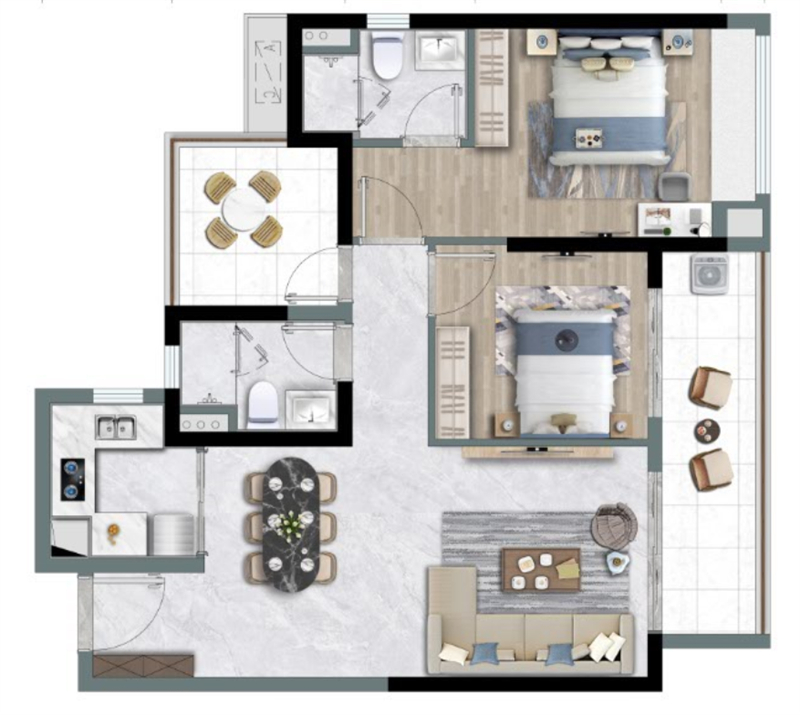 方直星图 8 9 平米