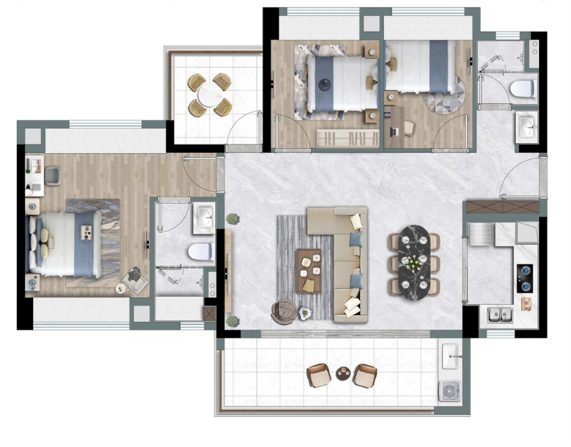 方直星图 1 0 6 平米