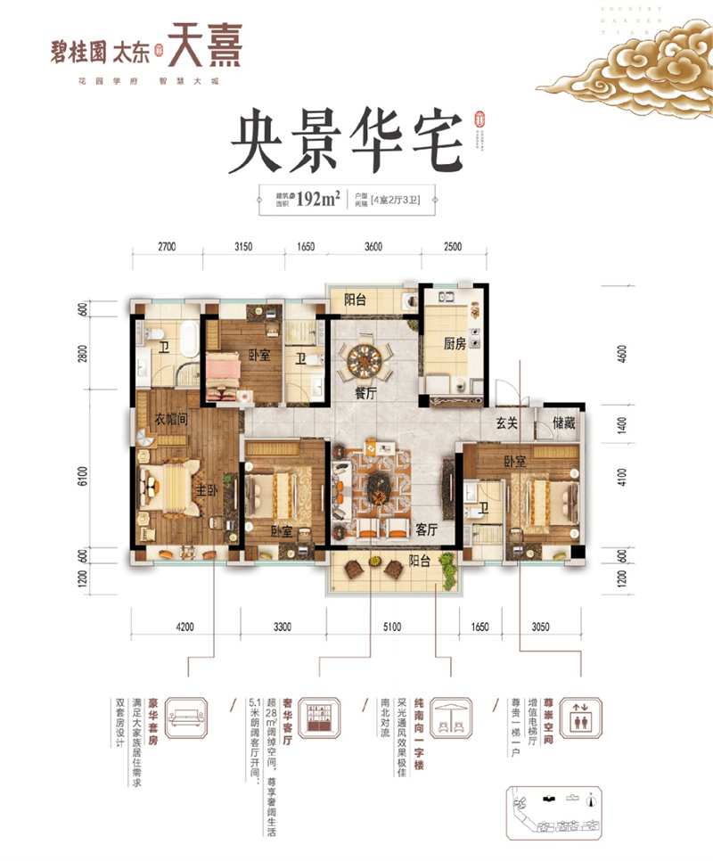 碧桂园天熹 1 9 2 平米