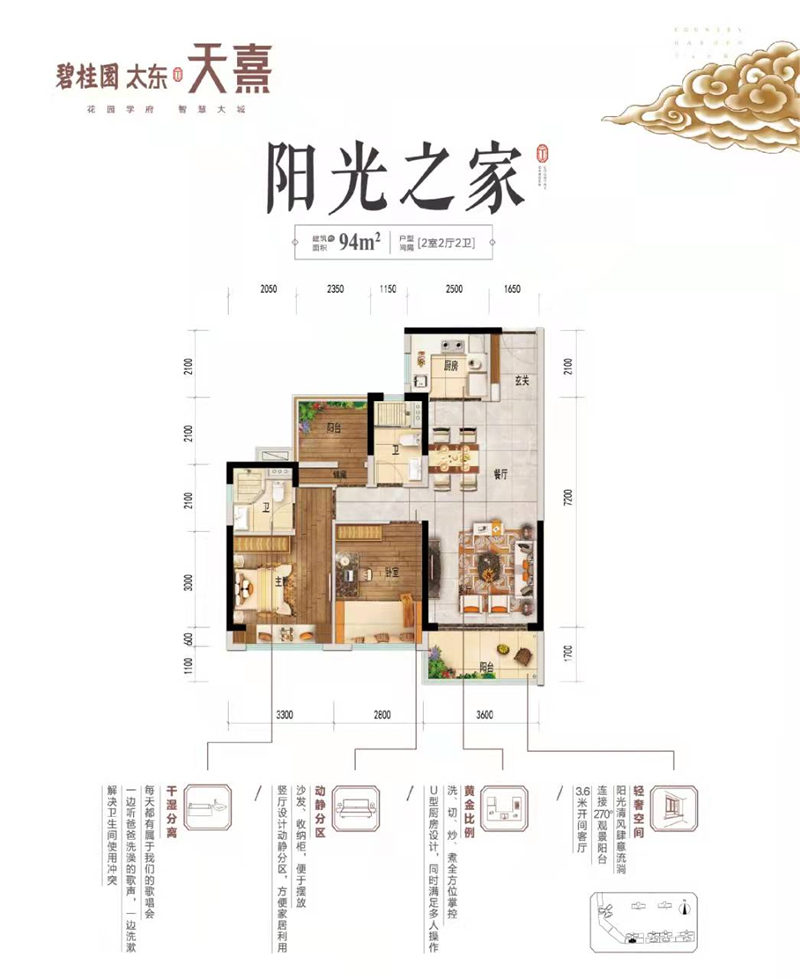 碧桂园天熹 9 4 平米