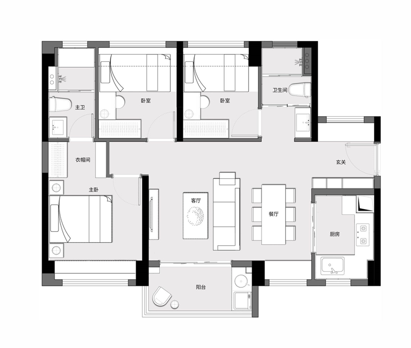 保利明玥澜岸 8 7平米