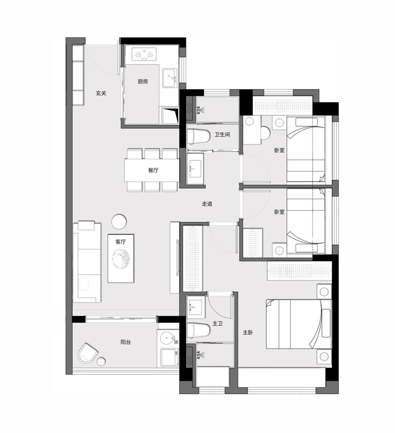 保利明玥澜岸 8 9 平米