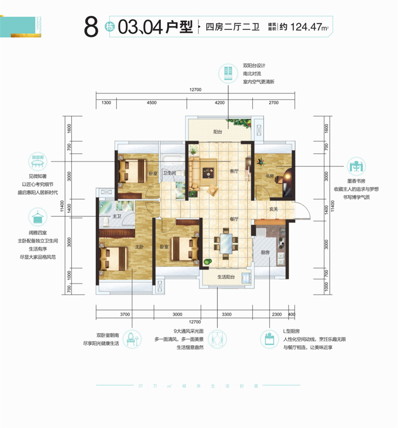 长通熙园 1 2 5  平米
