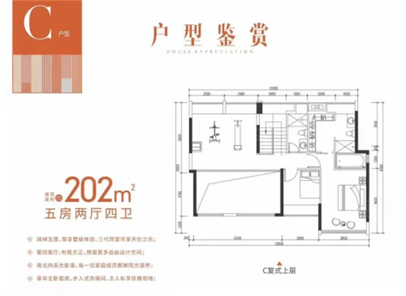 豪方东园 复式 2 0 2 平米
