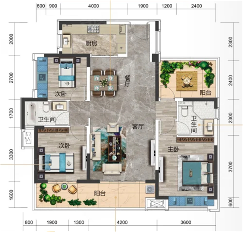 中交和风春岸 1 2 5 平米