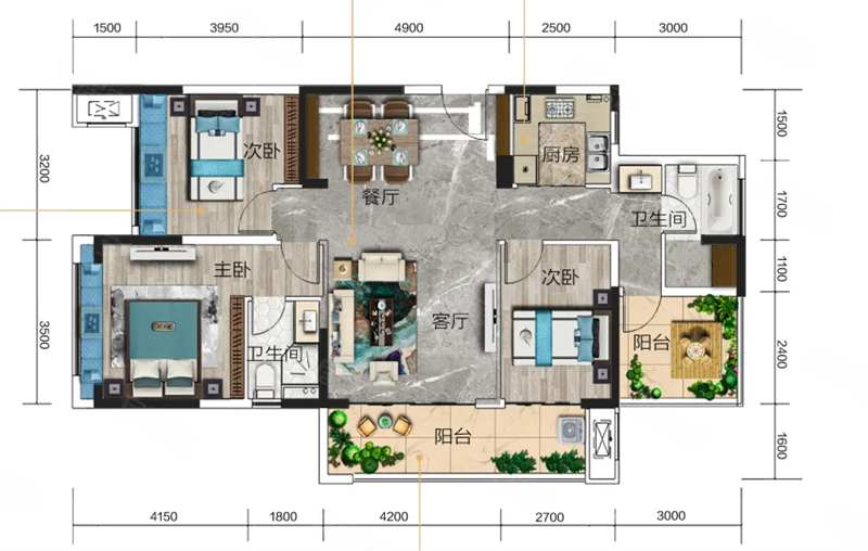 中交和风春岸 1 2 2 平米