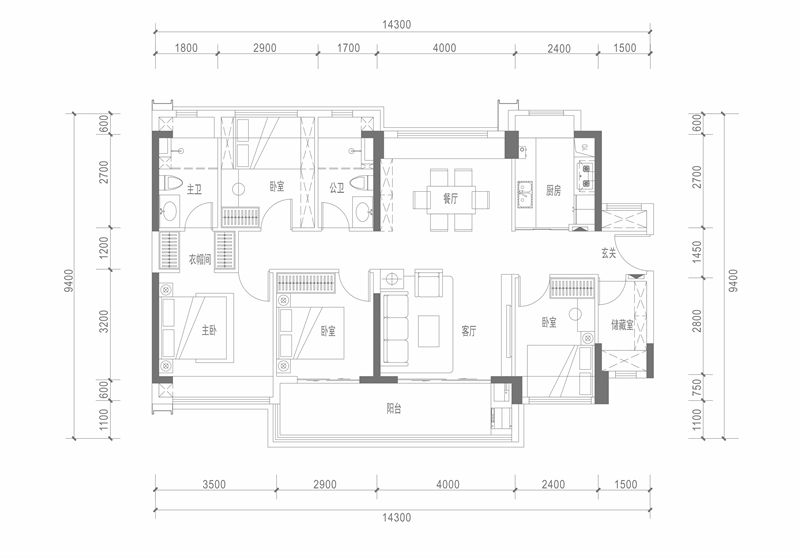 中粮悦章凤凰里  1 2 9 ㎡