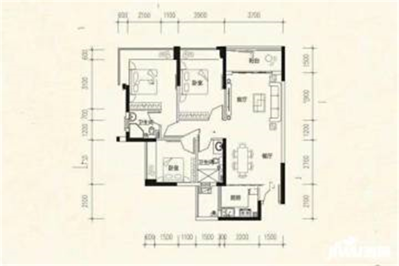 海伦堡弘诚厚园  9 2 ㎡