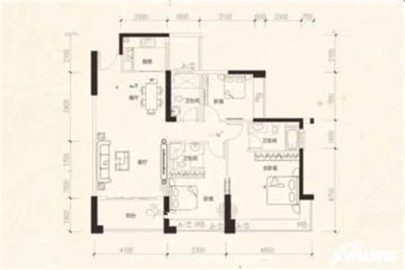 海伦堡弘诚厚园    1 1 4 ㎡