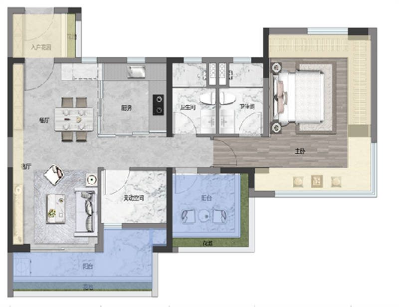 保利和颂  8 7 平米