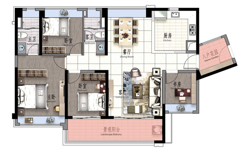 保利翔龙天汇  1 4 2 平米