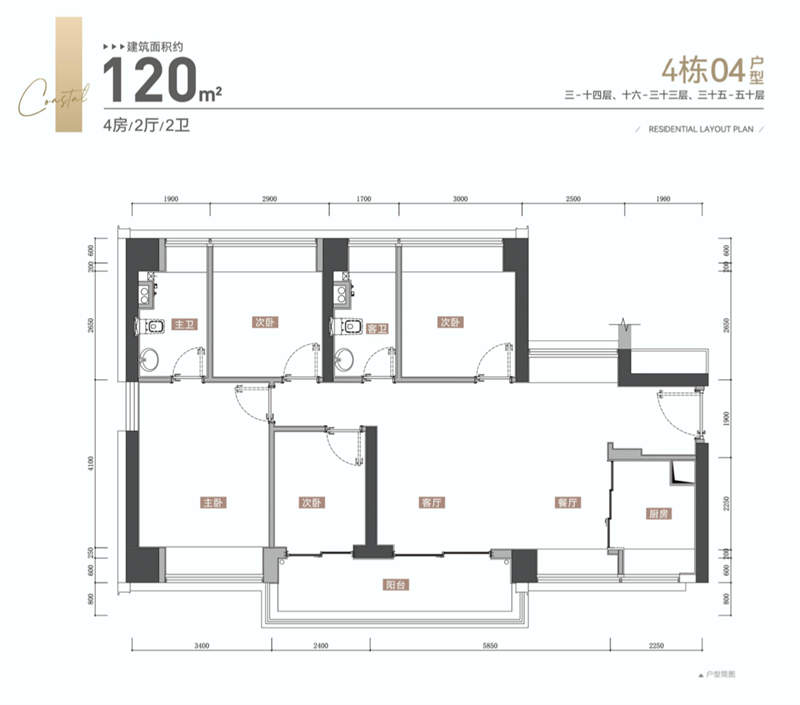 万丰海岸城   1 2 0 平米