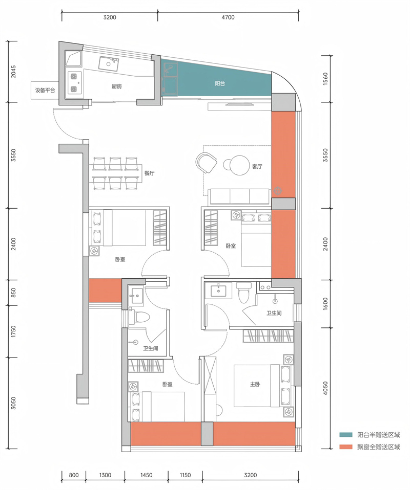 合泰嘉悦公馆 9 9 平米
